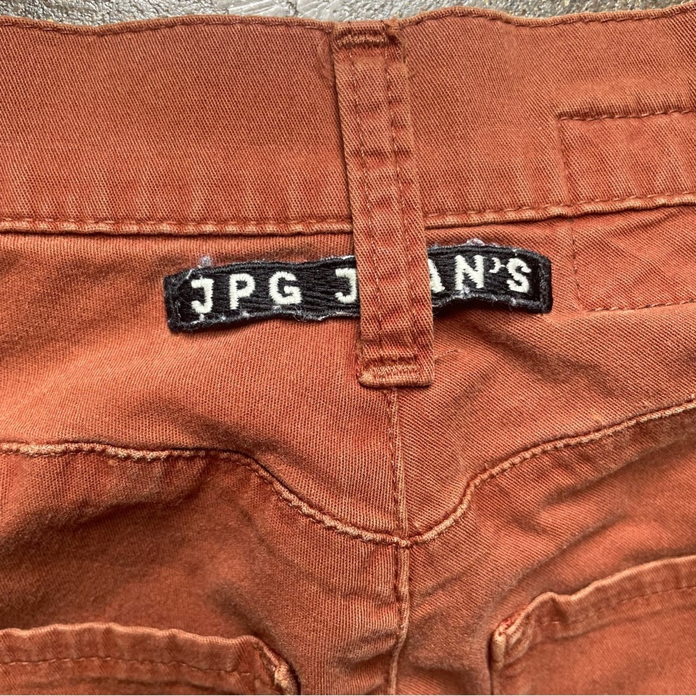 Vintage Jean Paul Gaultier jeans pumpkin colored low rise pants - Picture 11 of 12